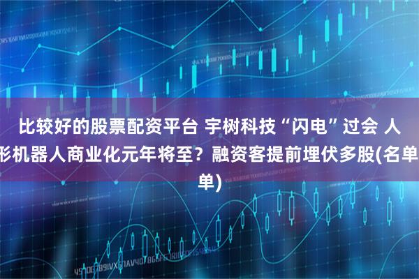 比较好的股票配资平台 宇树科技“闪电”过会 人形机器人商业化元年将至？融资客提前埋伏多股(名单)